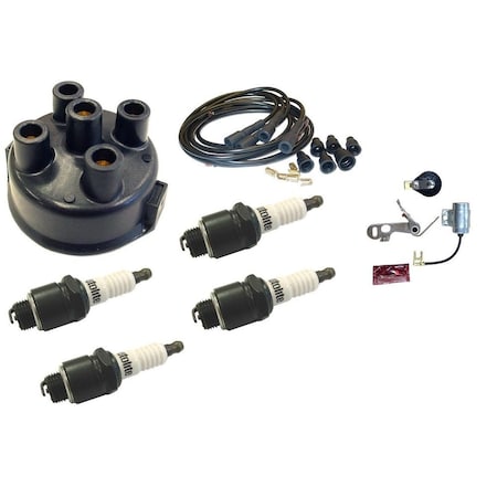 Aic Replacement Parts Ignition Tune up Fits Ferguson TO20 TO30 TO35 F40 MH50 Tractor 4 Cylinder ELI80-0054-CAP/WIRES